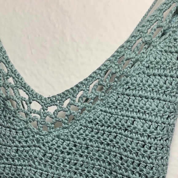 NWT Sage knitted one piece swimsuit with tie back - Picture 10 of 15